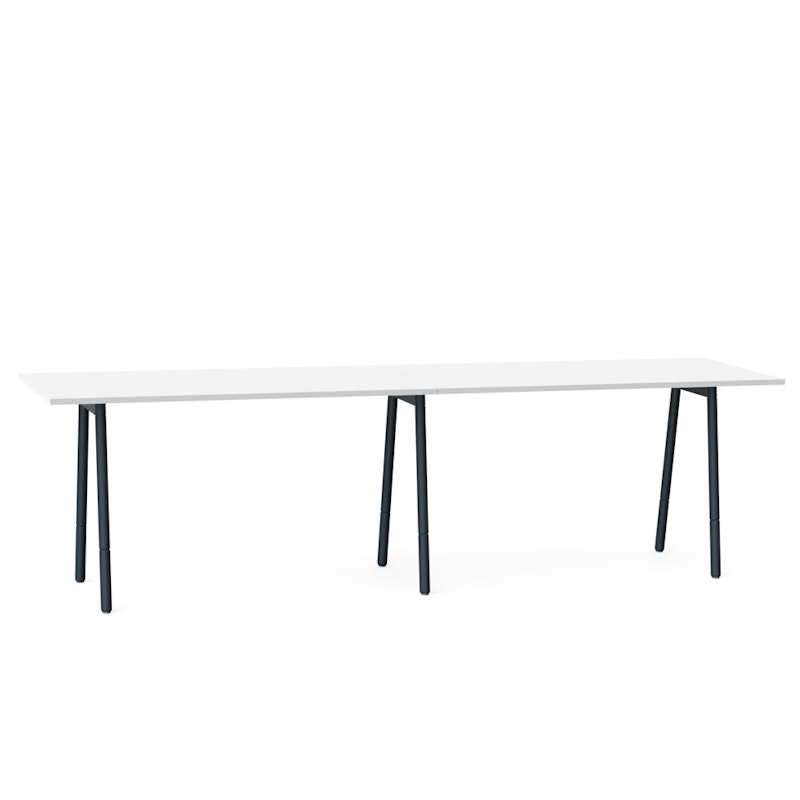 Series A Standing Table, White, 144x36", White Legs,White,hi-res image number 1.0